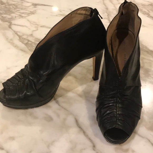 Antonio Melanie Peep Toe Booties - Picture 2 of 8